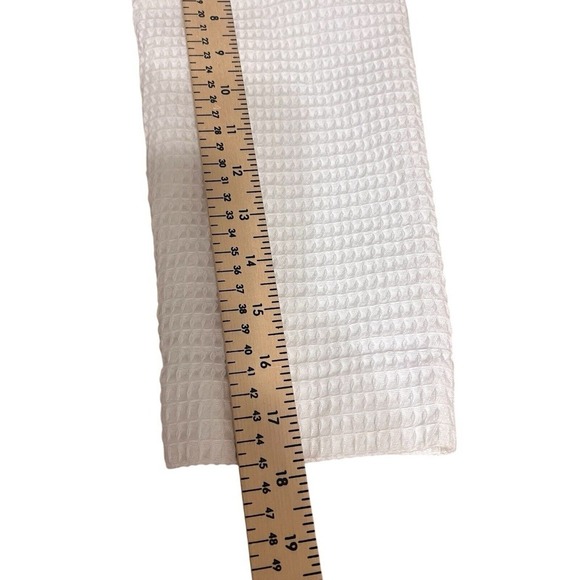 Dialogue Womens Blazer Jacket white Textured QVC Lined s 100% cotton NWOT Size M - Picture 6 of 10